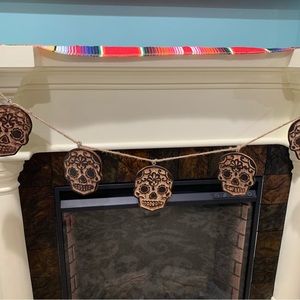 Dia de Los muertos Halloween decor garland